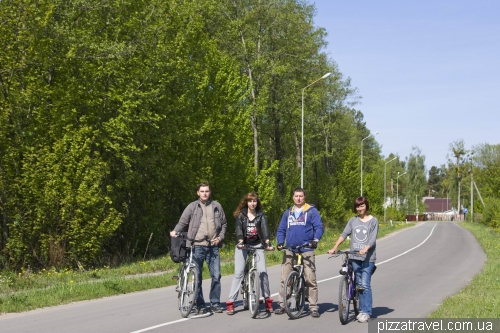 Shatsky Lakes are ideal for cycling