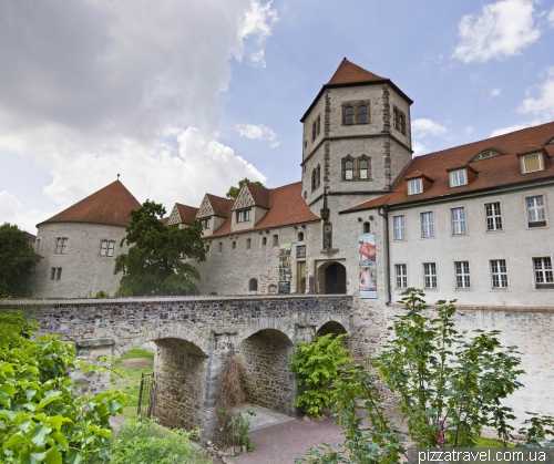 Fortified palace Moritzburg in Halle