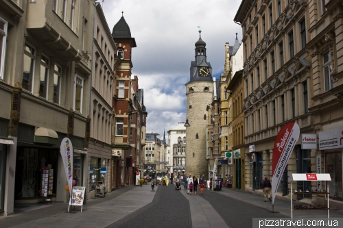 Leipziger Street in Halle