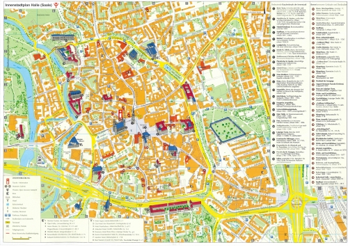 Map of Halle