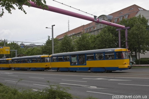 Old Tram in Leipzig