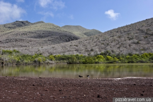 Lake on the Rabida island