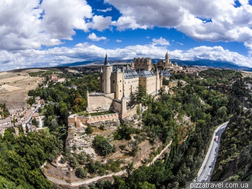 Castle in the town of Segovia