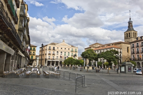 The main square in the old town Plaza Mayor