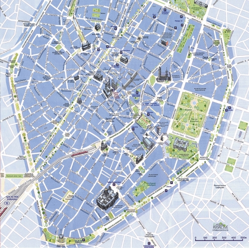 Map of Brussels