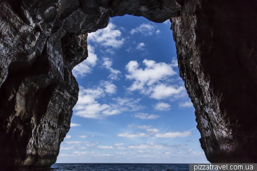 View from the grotto