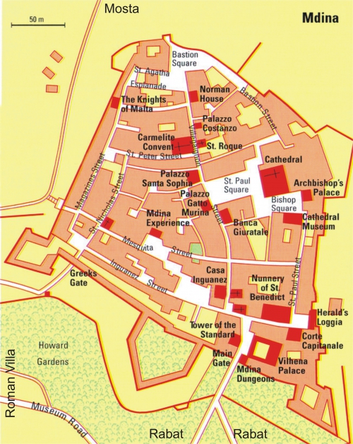 Mdina Map