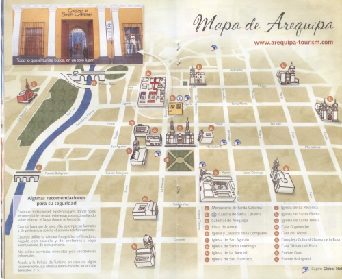 Map of Arequipa