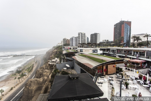 Larcomar shopping center in Miraflores