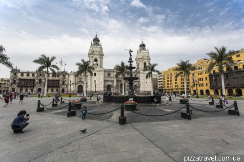 The central square of Lima