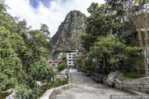 The village of Machu Picchu