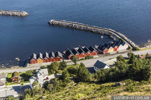 View of the Alnes village