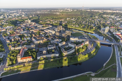 На повітряній кулі над Вільнюсом