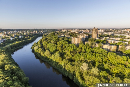 На повітряній кулі над Вільнюсом