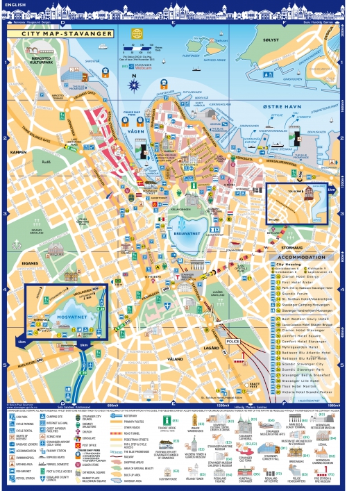 Map of Stavanger