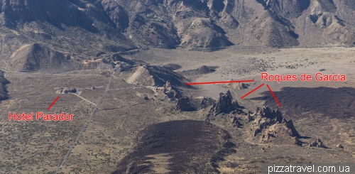 Rocks Garcia in Teide National Park