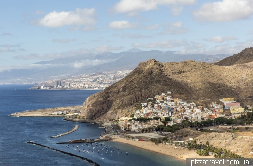 Las Teresitas beach on the Tenerife island