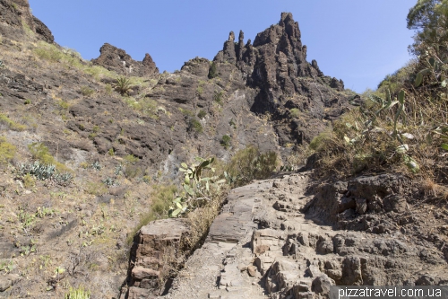 Masca Gorge on Tenerife island