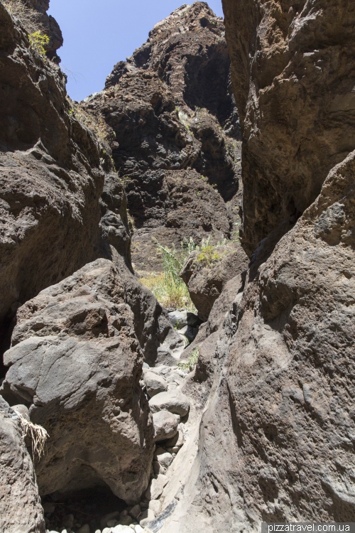 Masca Gorge on Tenerife island