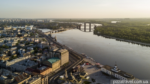 Почтовая площадь и Подольско-Воскресенский мост