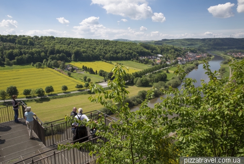 Weser-Skywalk - observation deck over the Weser River