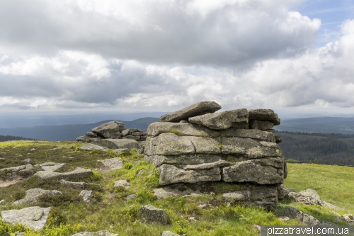 Brocken mountain in Harz