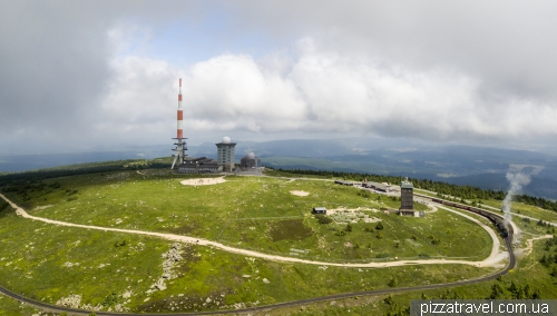 Brocken mountain in Harz