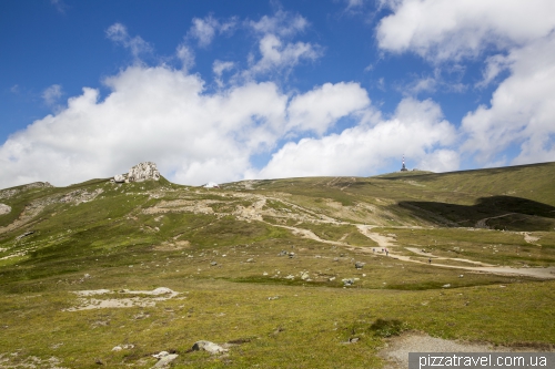 Mountain range Bucegi and the Sphinx