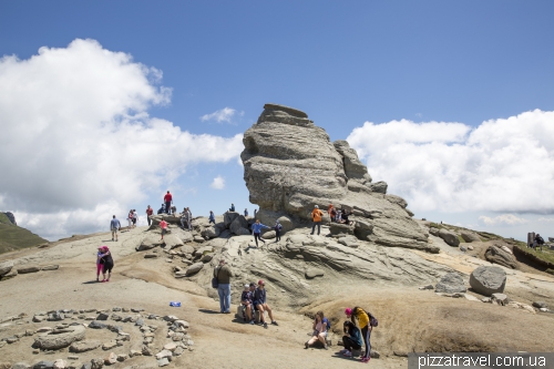 Mountain range Bucegi and the Sphinx