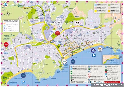 Lloret de Mar map