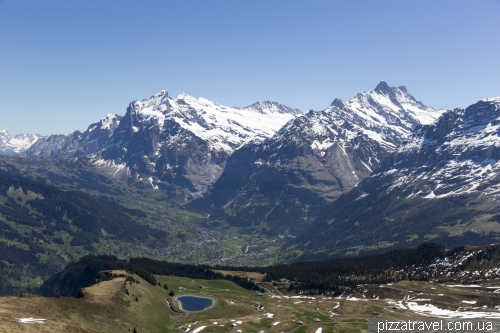 Männlichen mountain and hike to Kleine Scheidegg