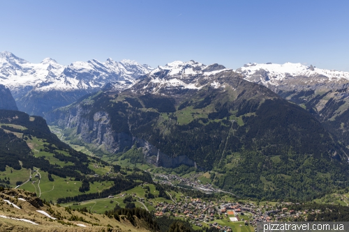 Männlichen mountain and hike to Kleine Scheidegg