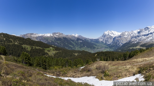 Männlichen mountain and hike to Kleine Scheidegg