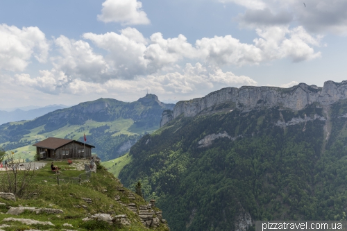 Ebenalp mountain and Aescher-Wildkirchli guest house