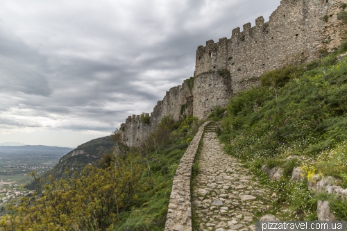 Ghost town and Mystra Fortress