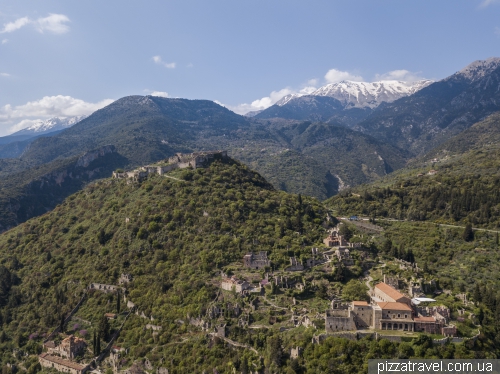 Ghost town and Mystra Fortress