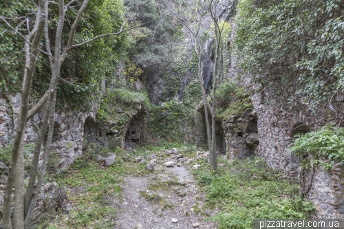 Ghost town and Mystra Fortress