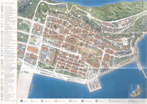 Nafplio map