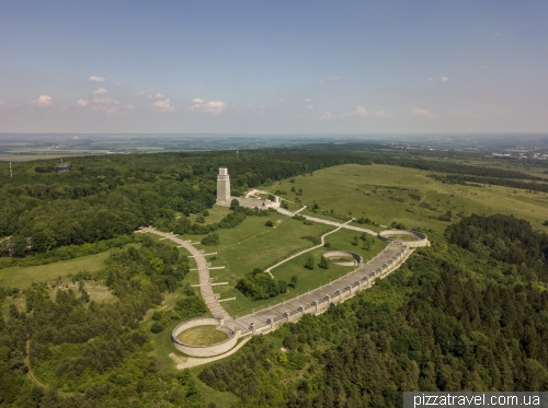 Buchenwald Memorial from above