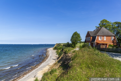 High shores between Travemunde and Nindorf