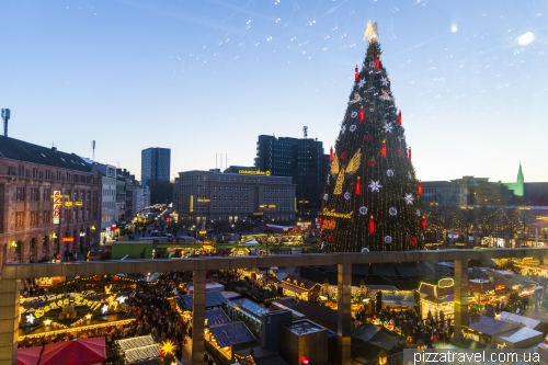 Christmas tree in Dortmund