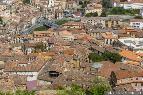 View of the old town in Cosenza