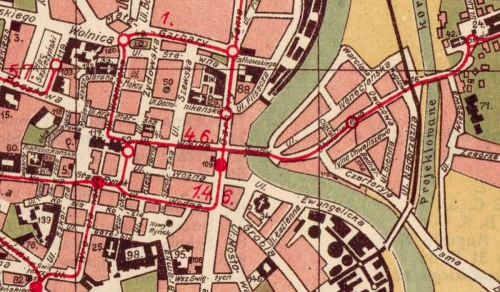 Map of Poznan (1924)