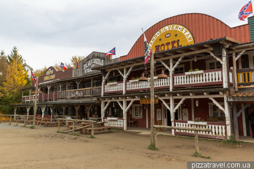 The Wild West-style town of Pullman City in the Harz Mountains