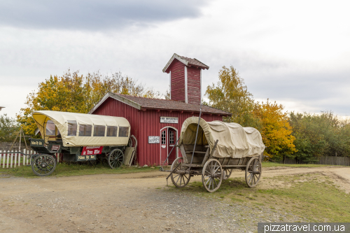 The Wild West-style town of Pullman City in the Harz Mountains