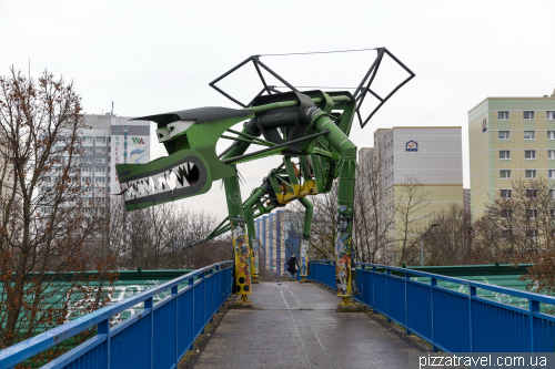 Dragon in Magdeburg (Bruecke Lindwurm)