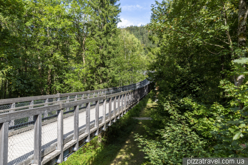 Тропа над деревьями между Германией и Австрией (Baumkronenweg)