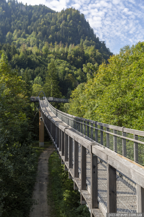 Тропа над деревьями между Германией и Австрией (Baumkronenweg)