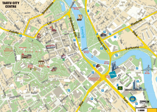 Tartu map