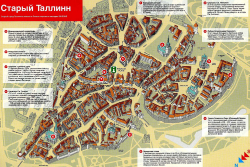 Tallinn Old Town Map